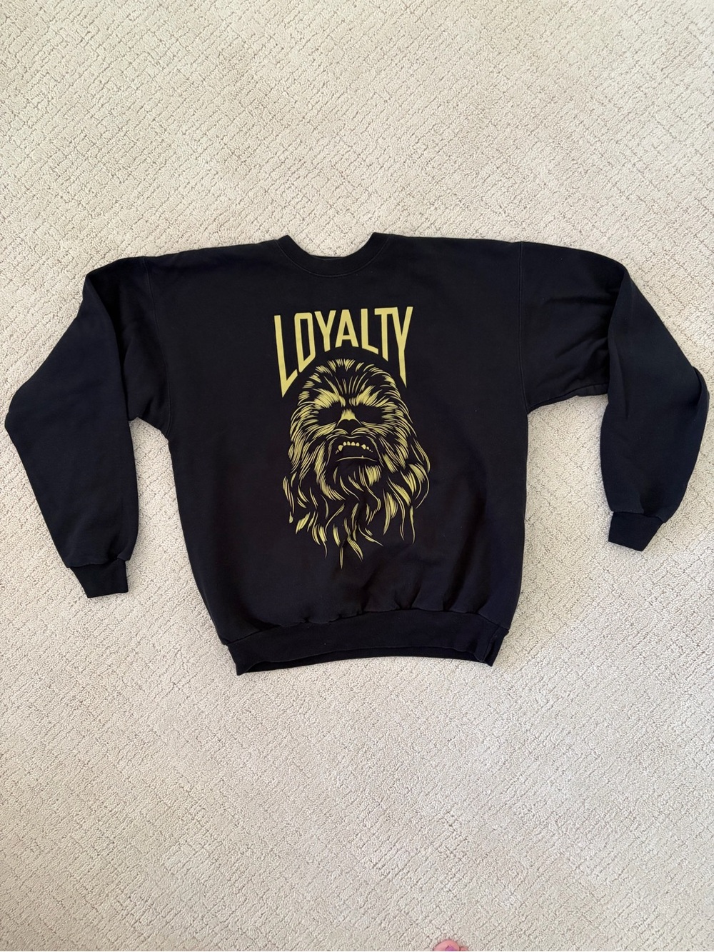 Star Wars Hanes Black Crewneck Sweatshirt - Size M